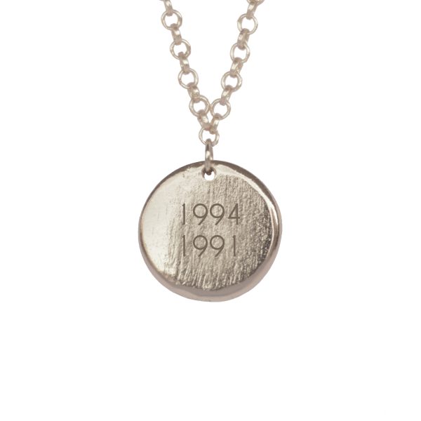 Cadena Circle Memorias - Silver