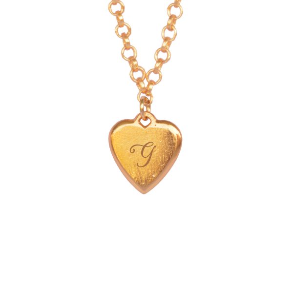 Cadena Corazón Memorias - Mini Gold