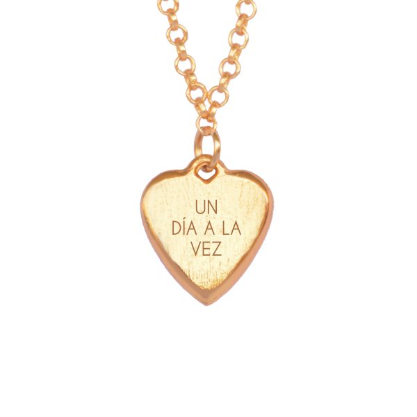 Cadena Corazón Memorias - Maxi Gold