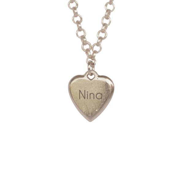 Cadena Corazón Memorias - Mini Silver